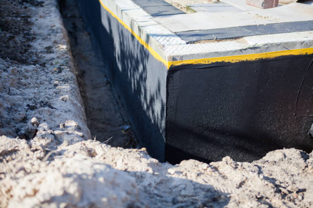 Residential Wet Basement Repair installation at a Stryker, OH home by SJ Waterproofing Pros